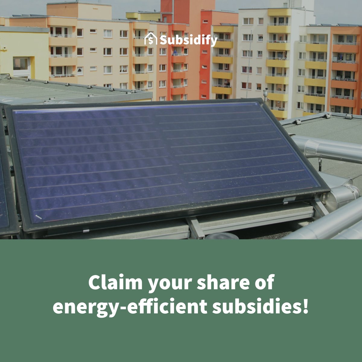Subsidify social ad used in the live validation campaign