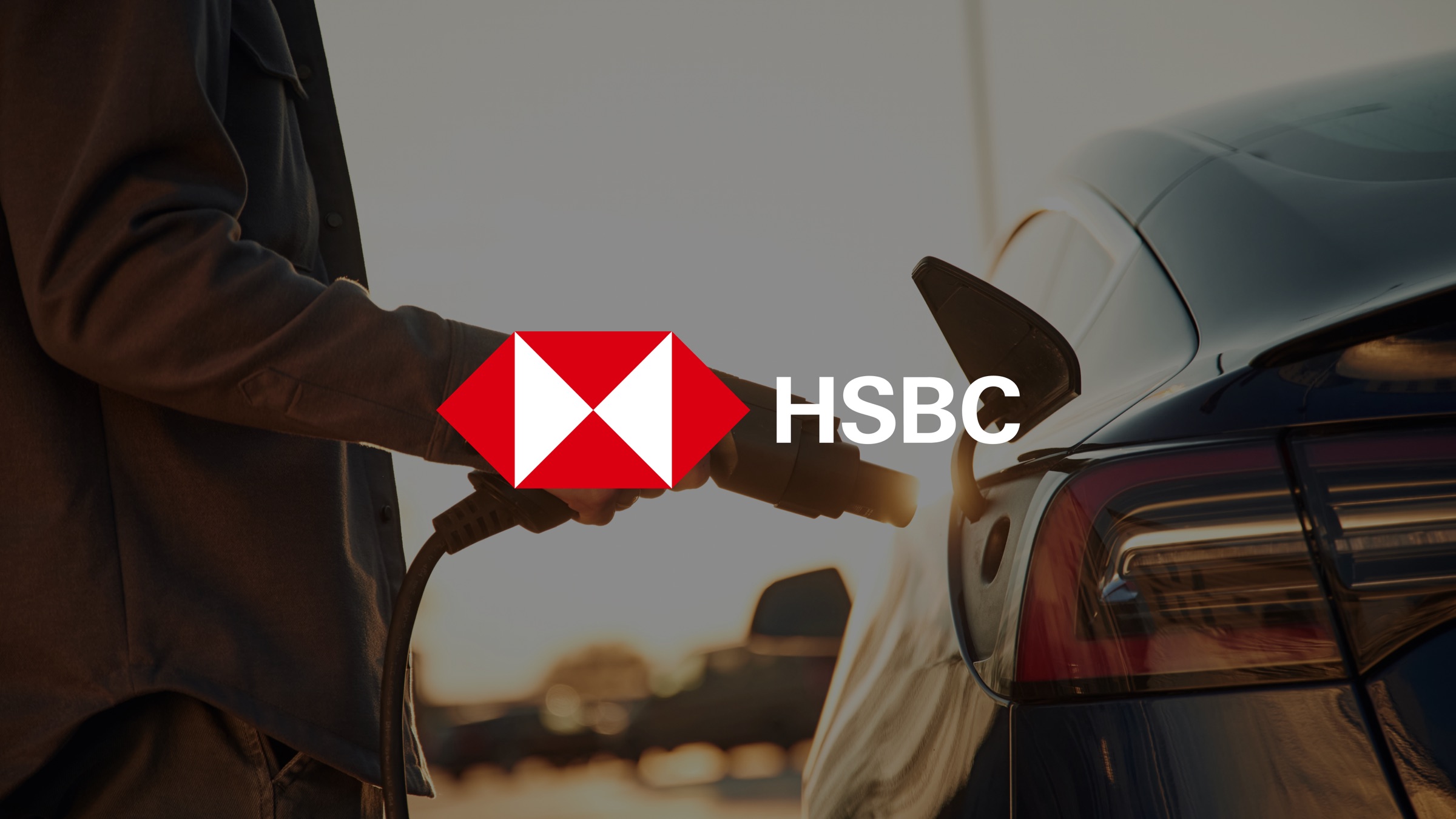 HSBC electric vehicle charging visual